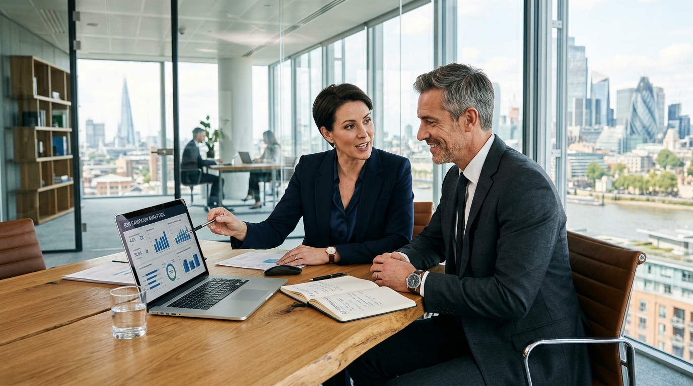 MARS Senior Demand Strategists reviewing Enterprise B2B Campaign Architecture & Analytics