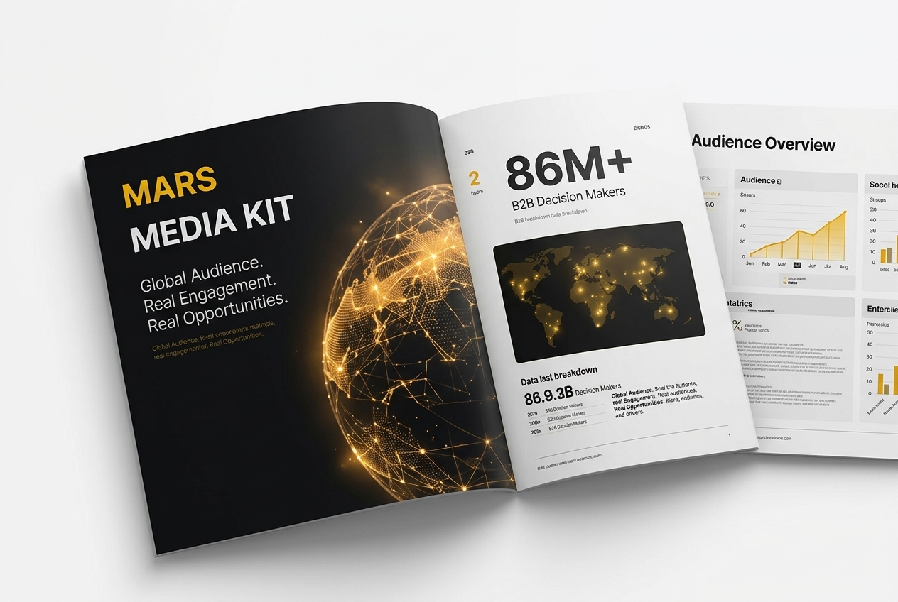 MARS 2026 Media Kit - Global Audience, Verticals and Distribution Collateral Spread